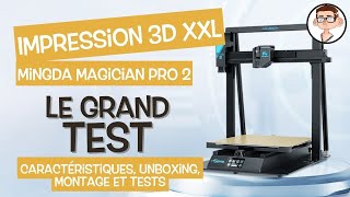 Impression 3D XXL  Le grand test de limprimante 3D Mingda Magician Pro 2 [upl. by Norvil827]