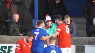 HIGHLIGHTS  Whitby Town 12 FC United of Manchester [upl. by Zeuqcaj802]