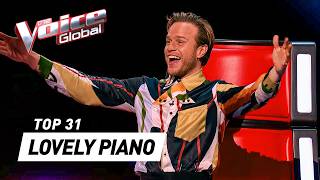 Beautiful PIANO Blind Auditions on The Voice [upl. by Iznek]