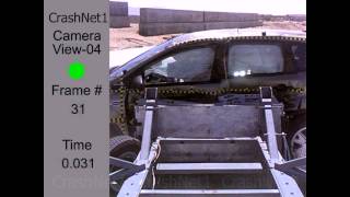 Ford Escape  2013  Side Crash Test  NHTSA High Speed Camera  CrashNet1 [upl. by Elorac]