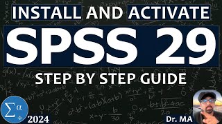 Free IBM SPSS 29 2024  How to Install amp Activate Free SPSS 29  Free IBM SPSS Statistics 29 [upl. by Etnoek898]