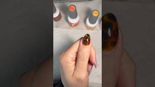 Tortoise shell nails tortoise nailart nail fypシ゚viral [upl. by Mount]