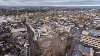 The demolition of Callendar Square in Falkirk [upl. by Omik]