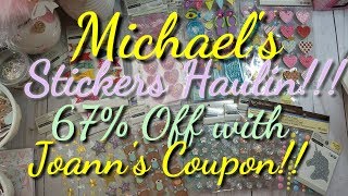 MICHAELS STICKERS 67 OFF with Competitors Coupon [upl. by Johathan]