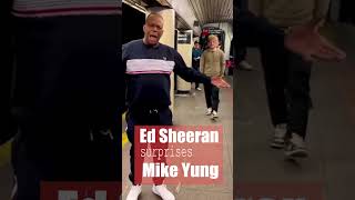 Ed Sheeran surprises Mike Yung mikeyung edsheeran thinkingoutloudlyricsedsheeran [upl. by Audres685]