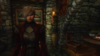 Skyrim  ใส่ Mod ทรงผมสลวยสวยเก๋ให้ NPC [upl. by Arakal711]