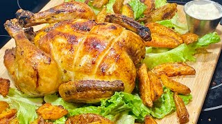 Poulet Rôti au four  Decouvrez lune de mes marinades qui rend le poulet juteux et delicieux [upl. by Iznekcam]