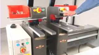 Gannomat Express S2 Double Hinge Inserting Machiner from Akhurst Woodworking Machinery [upl. by Arrais]