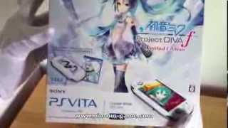 Unboxing  Hatsune Miku Project Diva f PSVita Limited Edition by NinNin Game [upl. by Leviralc162]