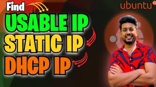 Find Usable IP Set Static IP amp Enable DHCP on Ubuntu Server [upl. by Canada]