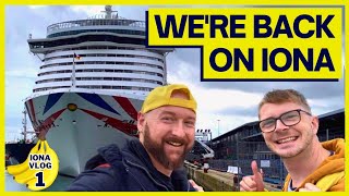 PampO Iona NORWEGIAN FJORDS Cruise  Boarding Day  Episode 1 [upl. by Eilhsa]