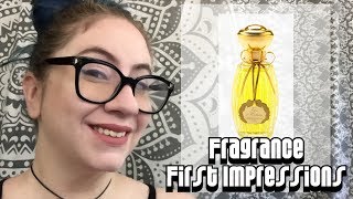 Fragrance First Impressions  Annick Goutal Eau dHadrien  Niche Unisex [upl. by Fanni]