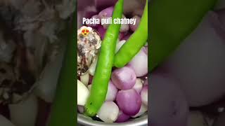 Pacha Puli chutney🥰🤣😍trending food viralvideo youtubeshorts [upl. by Julianna952]