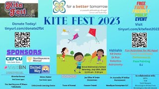 Kite Fest 2023  Family Friendly Public Event [upl. by Ycal]