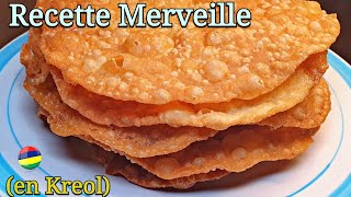 Recette Merveille Mauricien Avec 3 Ingredients en Kreol [upl. by Anor834]