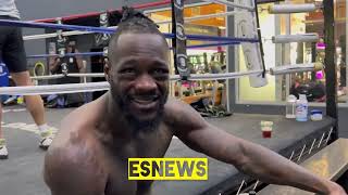 Deontay Wilder Says he stops Parker in 3to4 rounds breaks down Joshua amp big baby miller fights [upl. by Hazlip453]