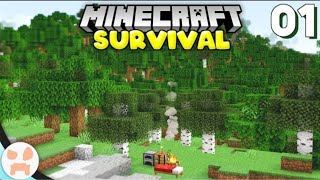 THE BRAND NEW SURVIVAL SERIES IN MINECRAFT  EPISODE 1 [upl. by Aggy860]