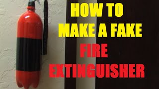 How to make a fake Fire Extinguisher [upl. by Frankhouse]