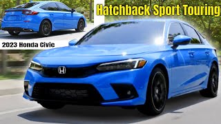 2023 Honda Civic Hatchback Sport Touring Review [upl. by Maureen]