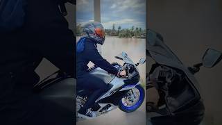 Knock knock whos there￼ fypシ゚viral bikelover yamaha r15m subscribe share bikegirl [upl. by Boyden610]