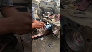 Indian truck Mechanic Engine Repair trucmechanic 6cylinder engine repairing recondition short [upl. by Coucher810]