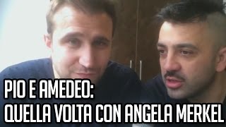 Pio e Amedeo Facendo Emigratis la sicurezza della Merkel ci stava per sparare TvZoomit [upl. by Andrel625]