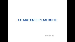 Le materie plastiche [upl. by Cohe696]