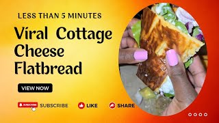 Viral Cottage Cheese FlatbreadWas it worth the hype [upl. by Ioves]