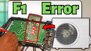 How To Fix Mini Split AC Circuit Board F1 Error Code Easily [upl. by Alix]