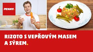 RECEPT  Rizoto s vepřovým masem a sýrem [upl. by Llehsor692]