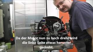 ORRATECH Weber Doppelvergaser synchronisieren 40IDF70OD auf Typ1 Motor [upl. by Tereb]