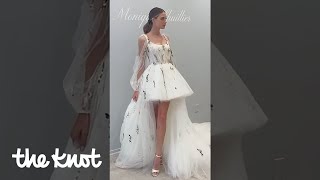 2023 Wedding Dress Trends Part 2  Bridal Fashion Week  The Knot shorts [upl. by Georgine]