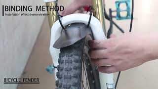 NICEDACK MTB Mudguard  Review  How to install [upl. by Gilberta10]