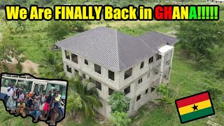 Im FINALLY BACK in GHANA TwoStory Home Group Tour [upl. by Eeralih]