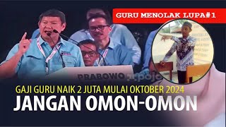 MENAGIH JANJI 2 JUTA PERBULAN GAJI GURU MULAI BULAN OKTOBER [upl. by Tiena165]