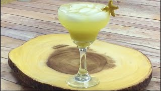 Star Fruit  Carambola Pineapple Drink carambola kamrakhdrink drinkrecipe mocktail [upl. by Dnomsaj]