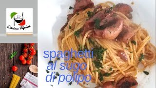 come fare la pasta al sugo di polpo ricetta facile e veloce [upl. by Anibor]