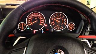 BMW F30 328i Stock vs M Performance Exhaust  Cold Start [upl. by Attennaj326]