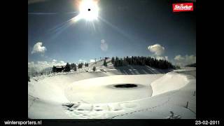 SkiWelt Wilder Kaiser  Brixental Scheffau webcam time lapse 20102011 [upl. by Issej]