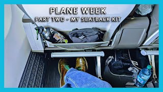 Plane Week Part 2  My Seatback Kit [upl. by Jinny]