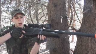 King Arms Blaser R93 Airsoft Sniper Rifle Review [upl. by Harahs]