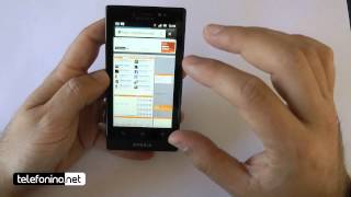 Xperia Sole videoreview da Telefoninonet [upl. by Ynnoj]