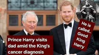 PrinceHarry visit dad He is a good son [upl. by Maillil]