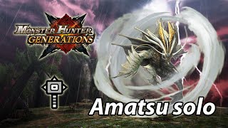 MHGen Amatsu solo Guild Hammer  651 [upl. by Penn]