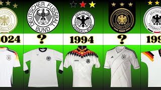 Germany national football team evolution jersey  History jersey football [upl. by Artemas394]