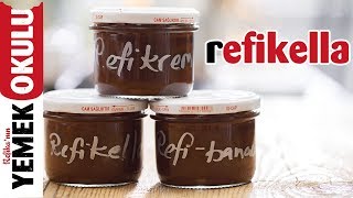 Refikella  Sürülebilir Çikolata Tarifi  Evde Nutella Nasıl Yapılır [upl. by Yahsram192]