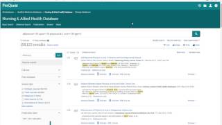 Proquest  Advanced search example [upl. by Lesh]