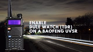 How to activate dual watch on a Baofeng UV5R [upl. by Ahsinav]