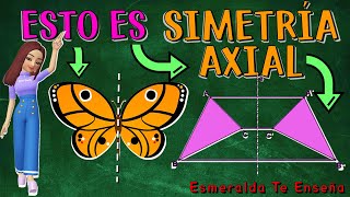 📏🦋La Simetría Axial y Ejercicios Resueltos🤓✅ [upl. by Yleve55]