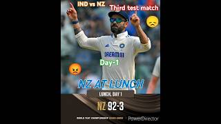 IND vs NZ third test day1 reviewshorts ytshort cricket indvsnz testmatch review india song [upl. by Aniluap]